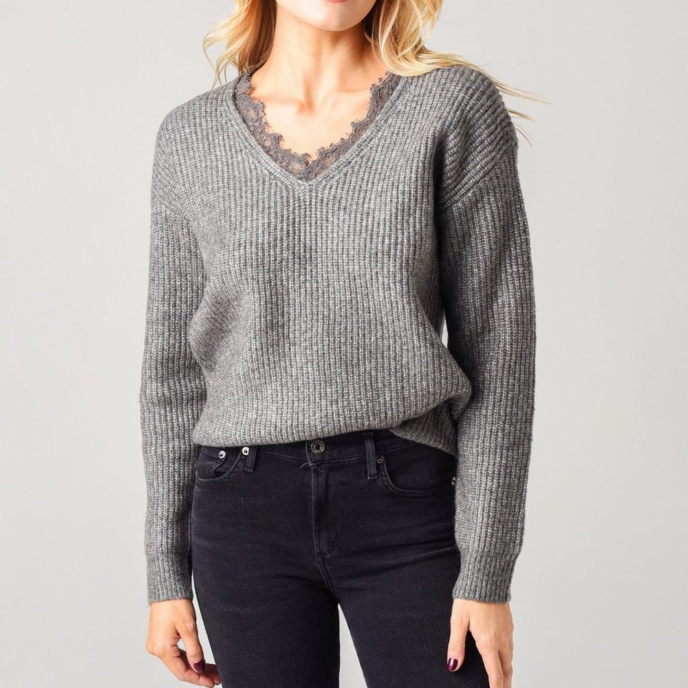 Heartloom Meris Lace Sweater Size M